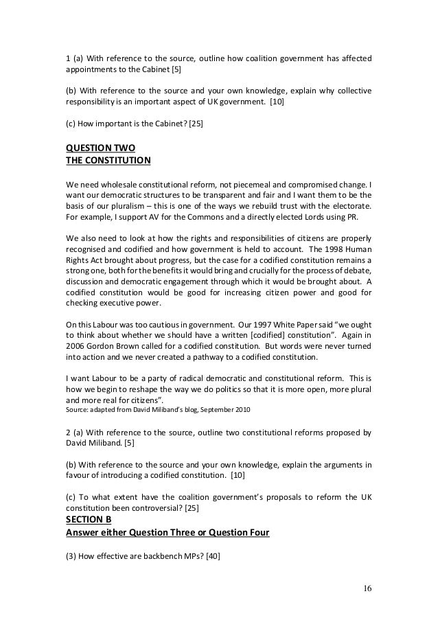 constitutional reform act 2005 reasons for constitutional reform